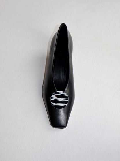 Round Clip Black