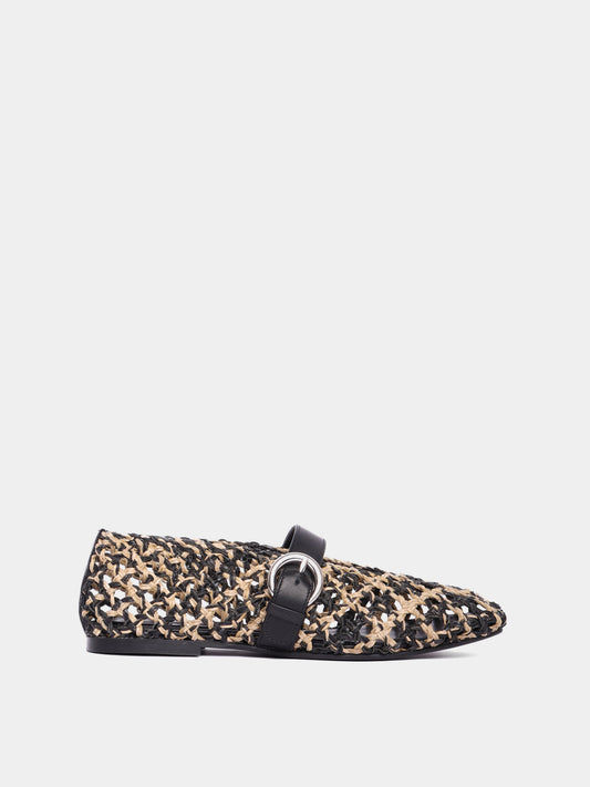 Aveiro Natural Woven Ballerina