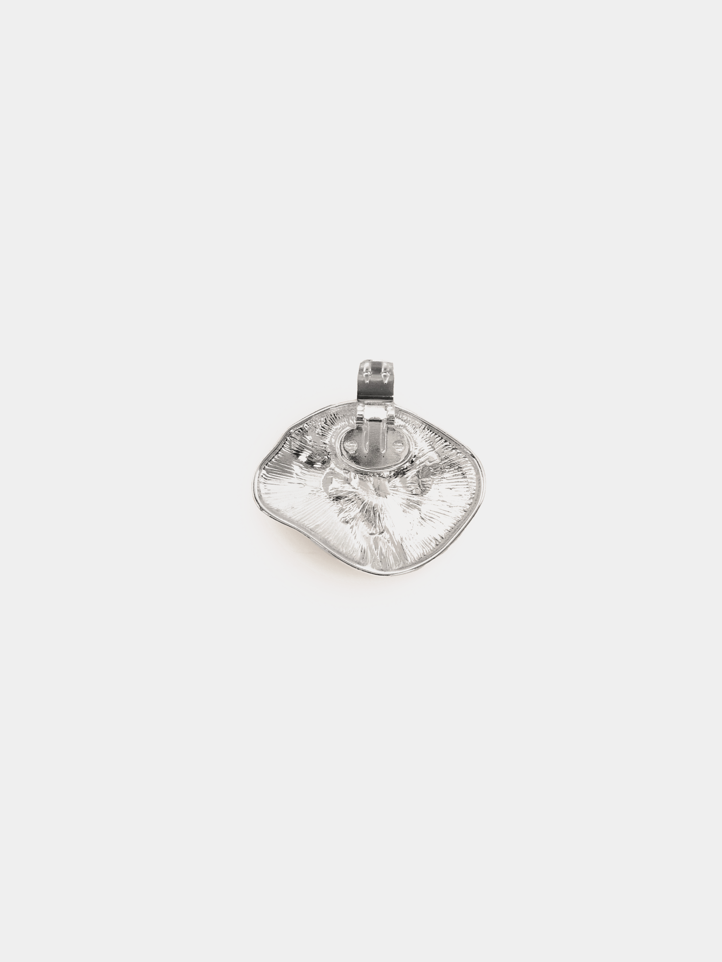Oval Clip Silver
