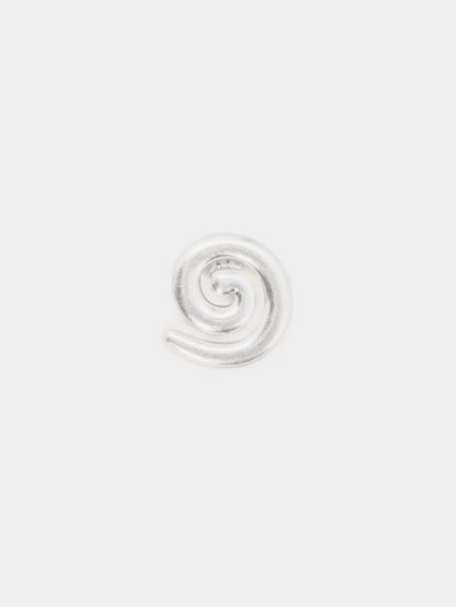 Swirl Clip Silver