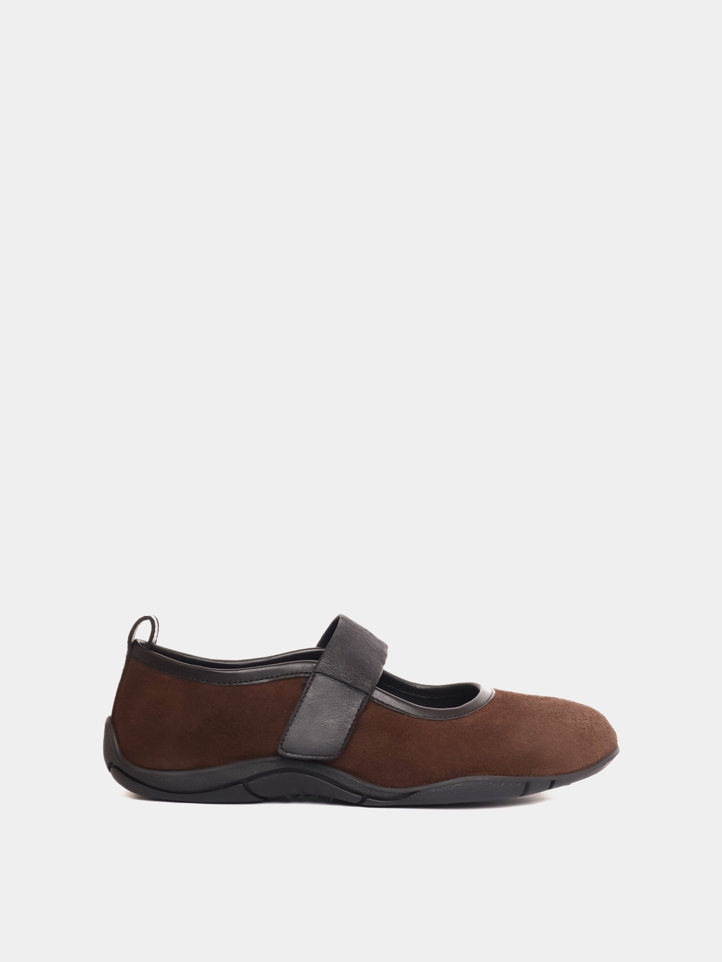 Evora Brown Suede Ballerina