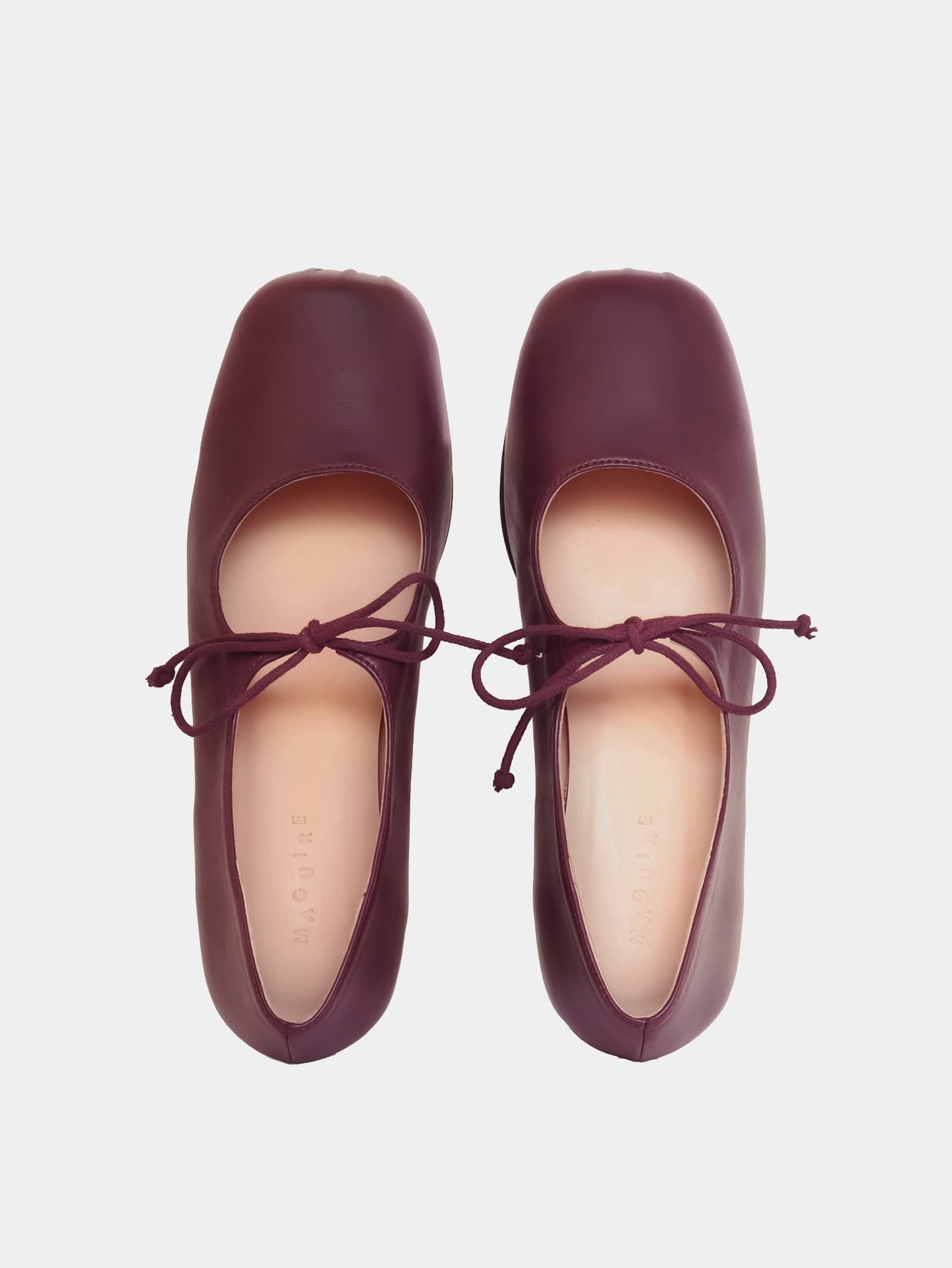 Gaia Bordeaux Ballerina