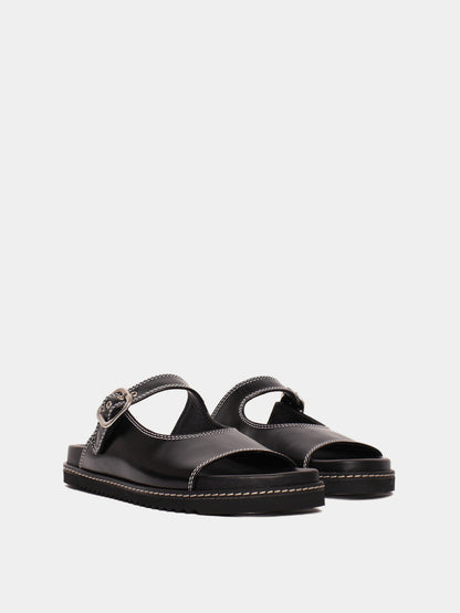 Madeira Black Sandal