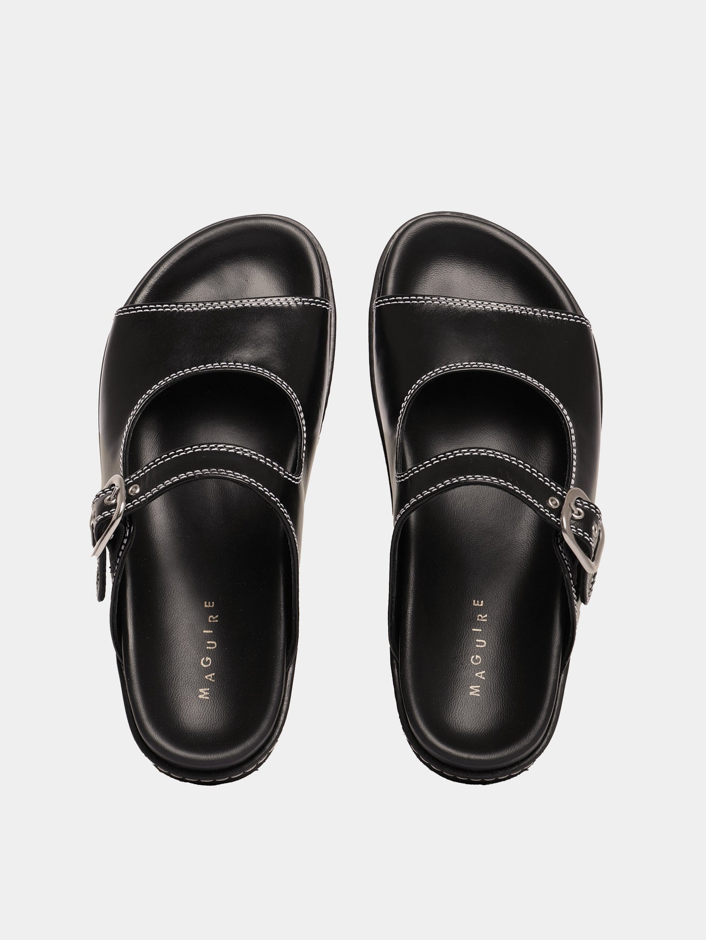 Madeira Black Sandal