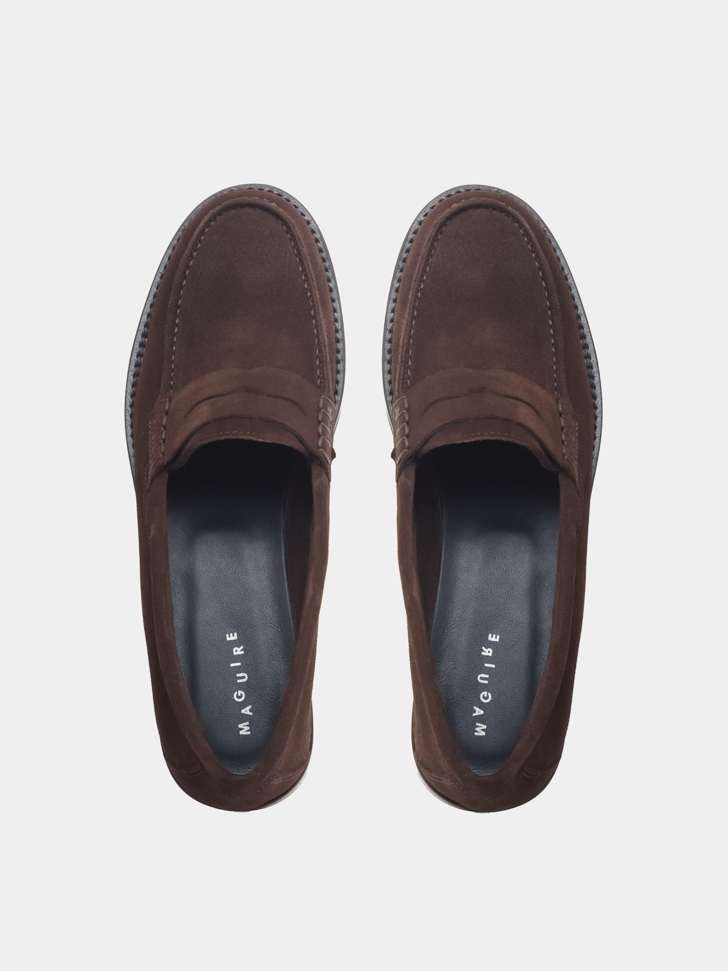 Napoli Brown Suede Loafer