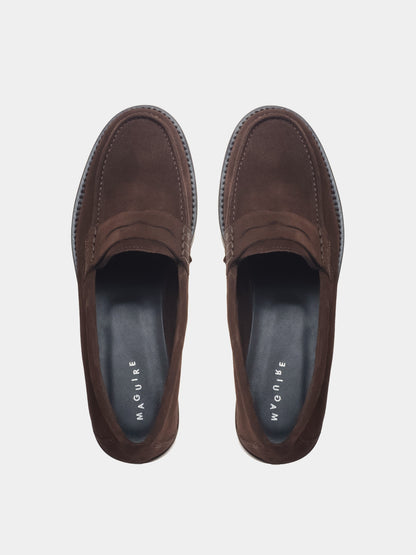 Napoli Brown Suede Loafer