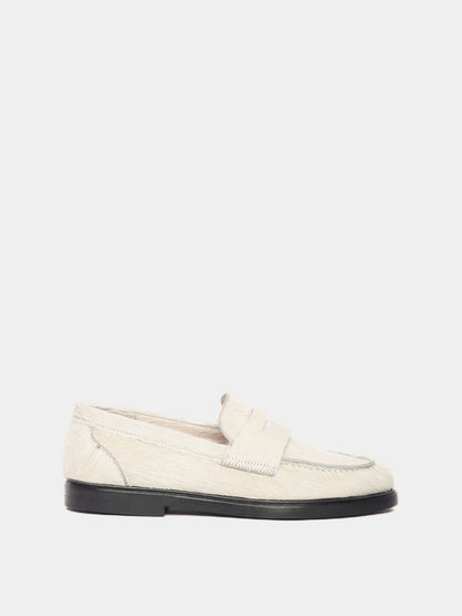 Orio White Loafer