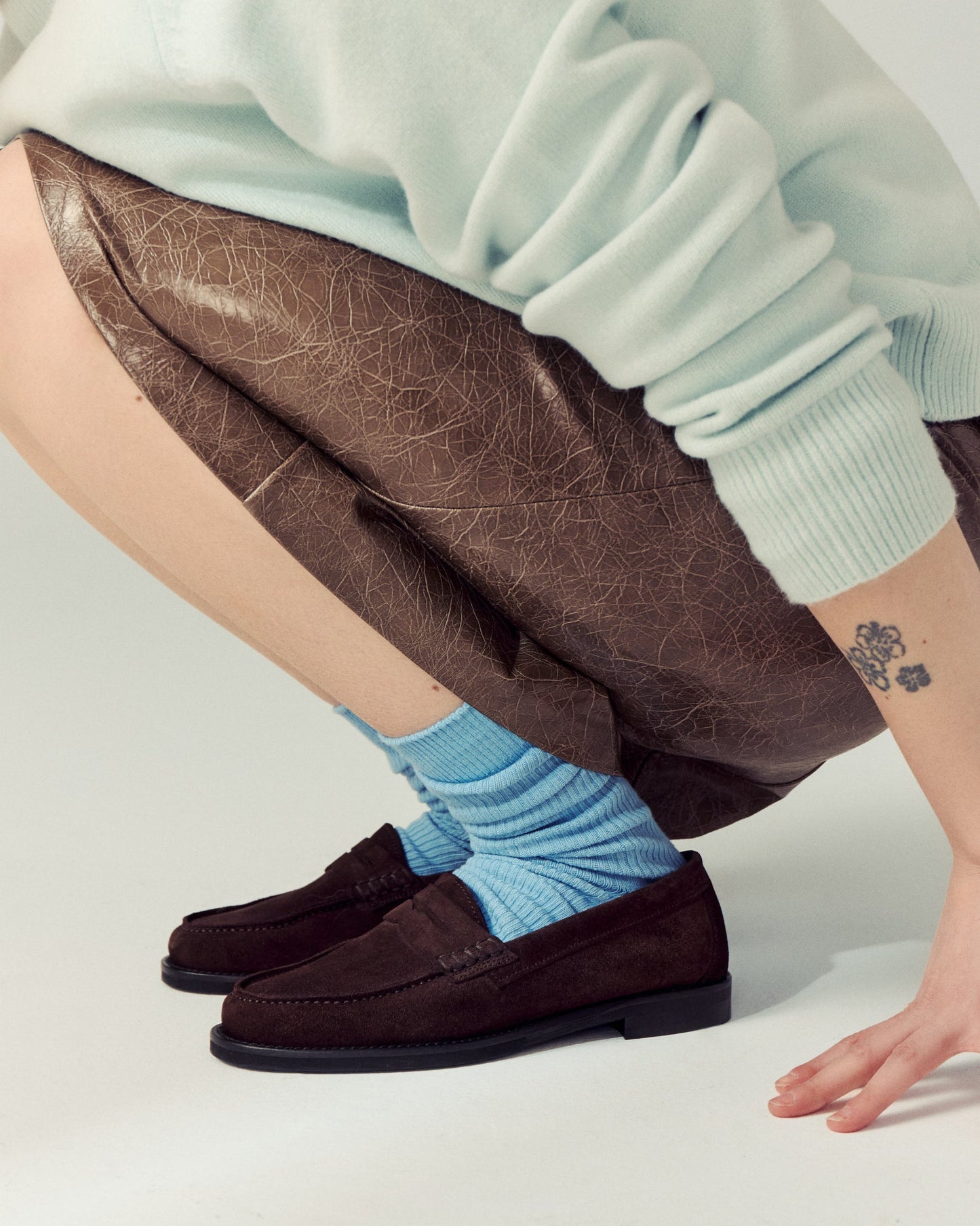 Napoli Brown Suede Loafer