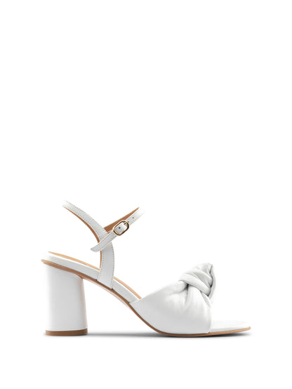 Noto White Heel - Made in Italy