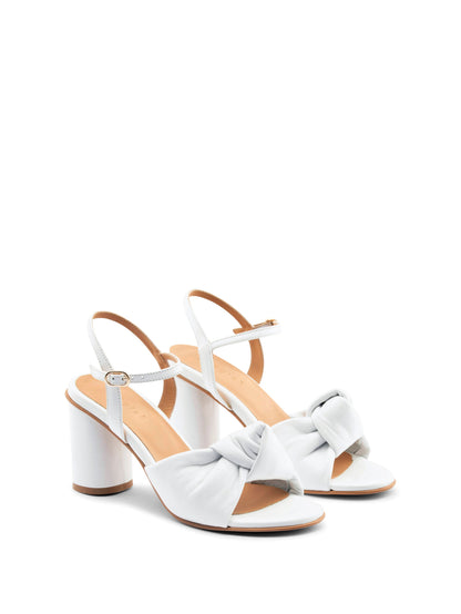 Noto White Heel - Made in Italy
