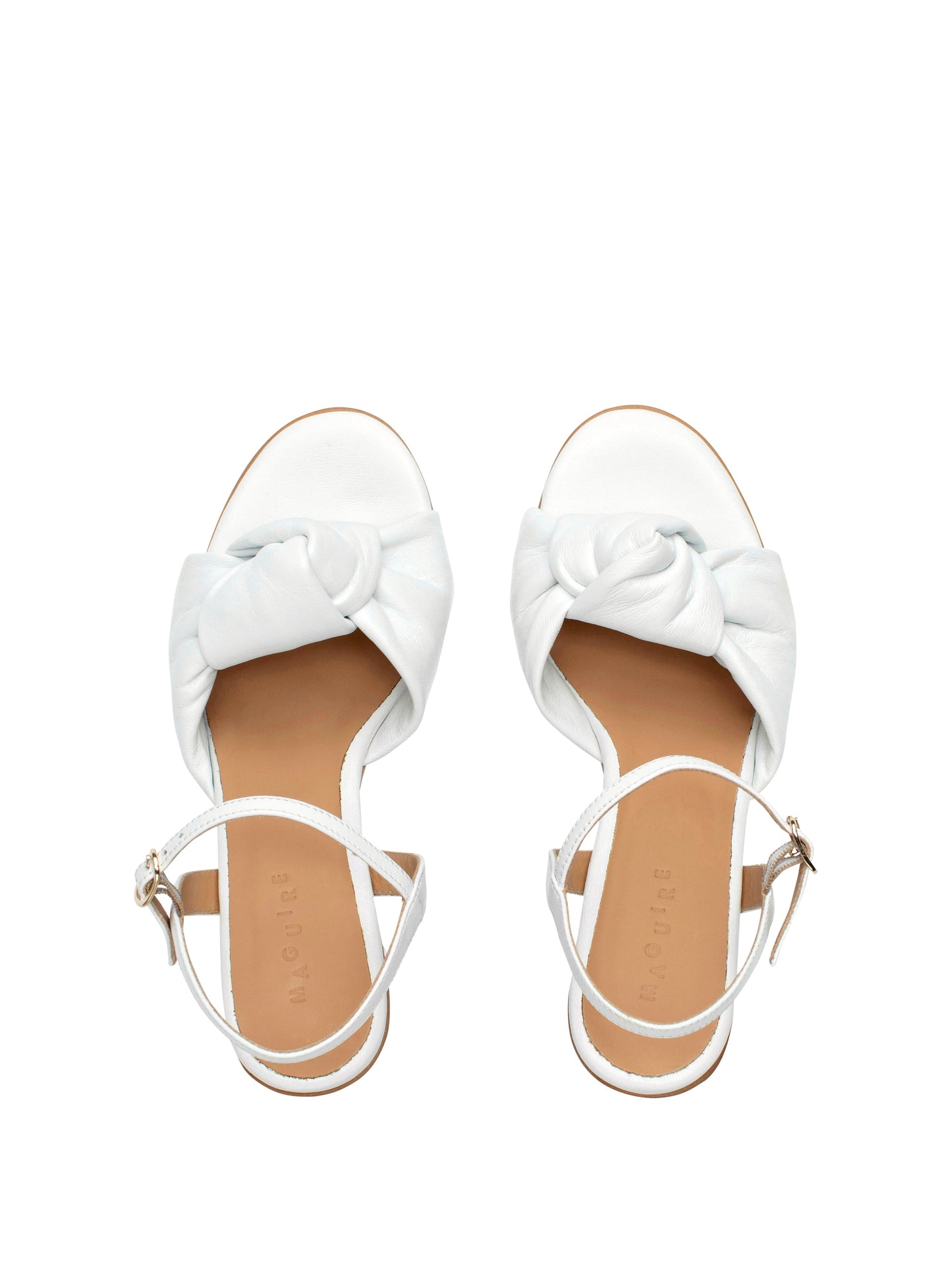 Noto White Heel - Made in Italy